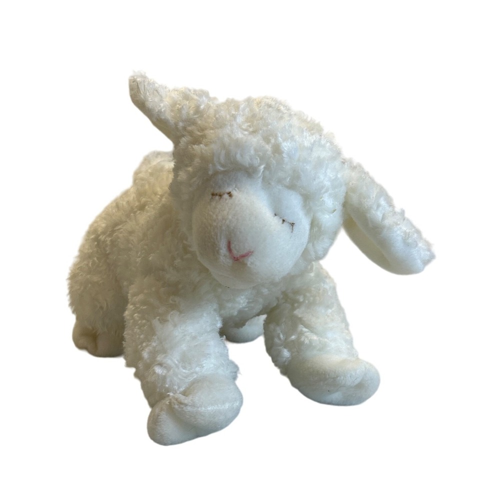 Baby Gund Winky Lamb Sheep Plush Rattle Stuffed Animal